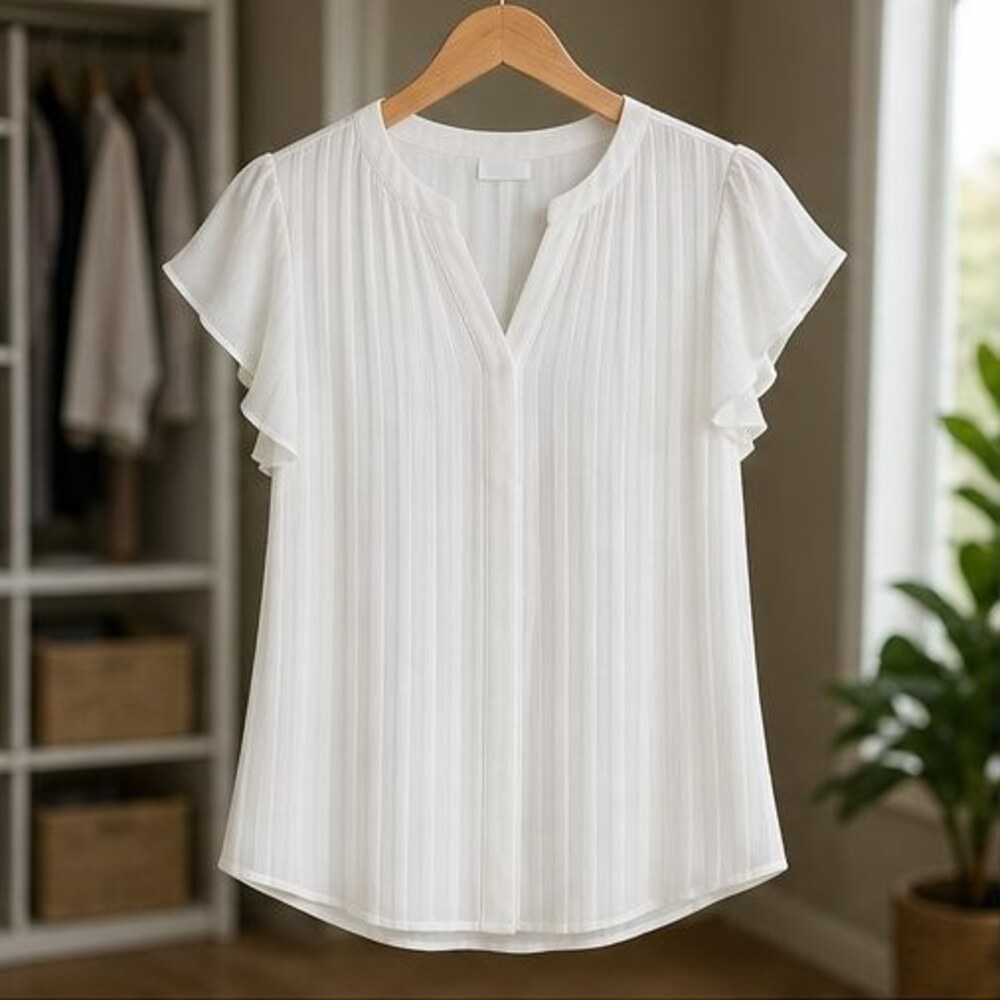 Teal Pleated Blouse